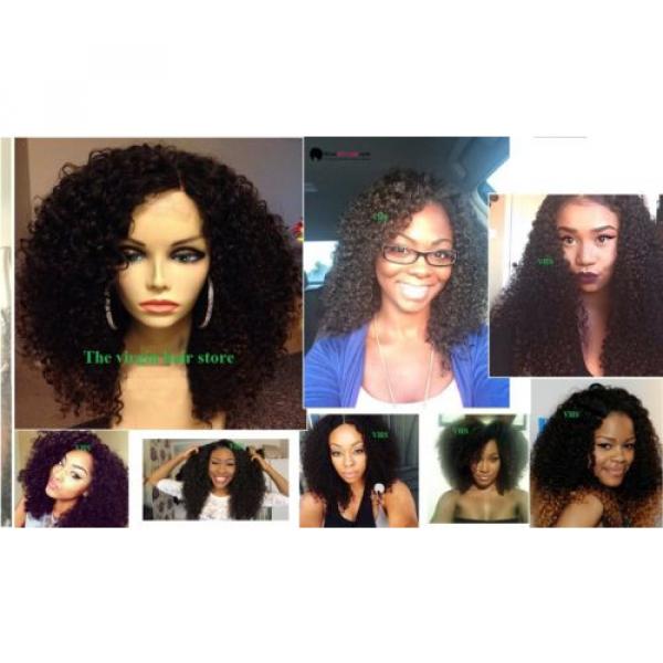 7A 100% Virgin-Brazilian-Peruvian-Malaysian Kinky-Curly-Human-Hair 100g/10-24&#034; #4 image