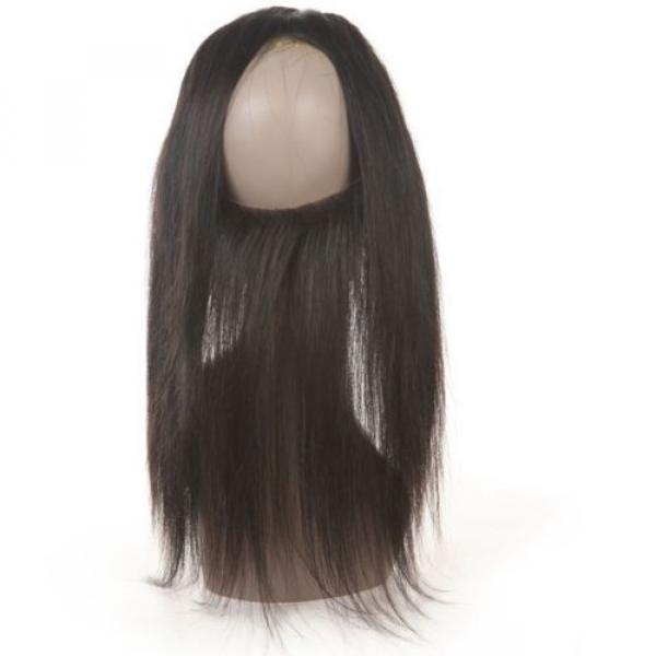 360 Lace Frontal Band Body Wave Natural Hairline With Baby Hair Virgin Peruvian #5 image