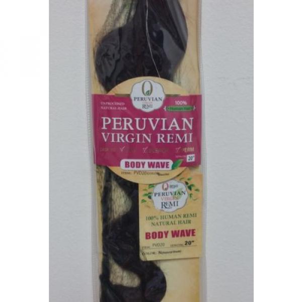CHADE Peruvian virgin remi 100% Human Hair 20&#034; Natural Black color, Single Pack #2 image