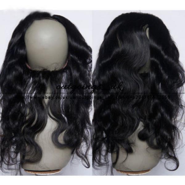 Peruvian Virgin Human Hair 360 Lace Frontal Closure Body Wave Full Lace Closures #2 image