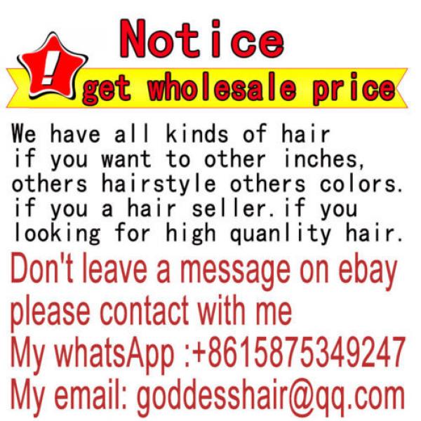 20&#034; — Grade 8A Virgin Brazilian/Peruvian/Indian Human Hair Extensions Body Wave #4 image