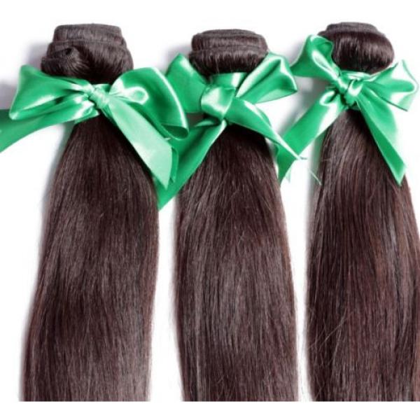 Straight Hair100% Real Malaysian/Brazilian/Peruvian Virgin Human Hair Weave 1pac #2 image