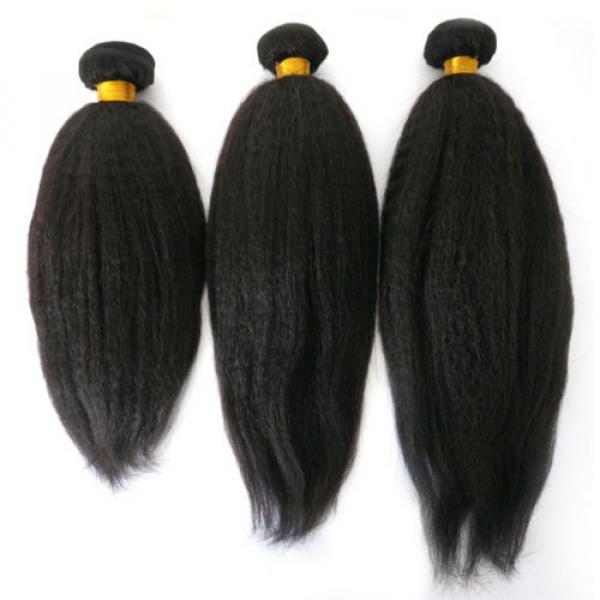 1 PC 100% Unprocessed Virgin Peruvian Italian Yaki Human Hair Extensions 100g/pc #2 image