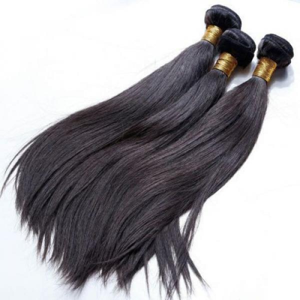 Grade 9A Peruvian Virgin Human Hair Weave (3 Bundle) unprocessed 14 16 18 inch #1 image