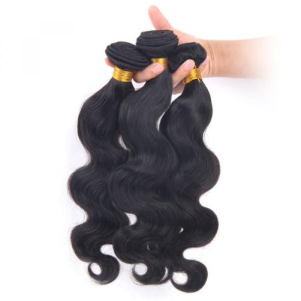 Top Quality 7A Hair Weft 3 Bundles Peruvian Virgin Hair Body Wave #4 image