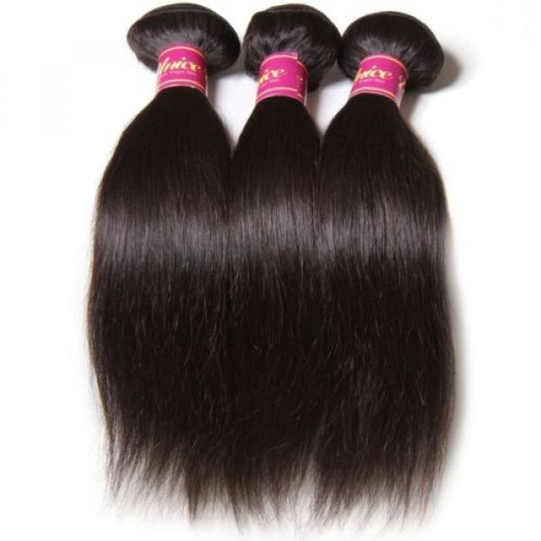 UNice Hair 7A Grade Peruvian Straight Virgin Hair 3 Bundles, 100% Unprocessed 8 #2 image