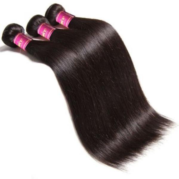 UNice Hair 7A Grade Peruvian Straight Virgin Hair 3 Bundles, 100% Unprocessed 8 #5 image