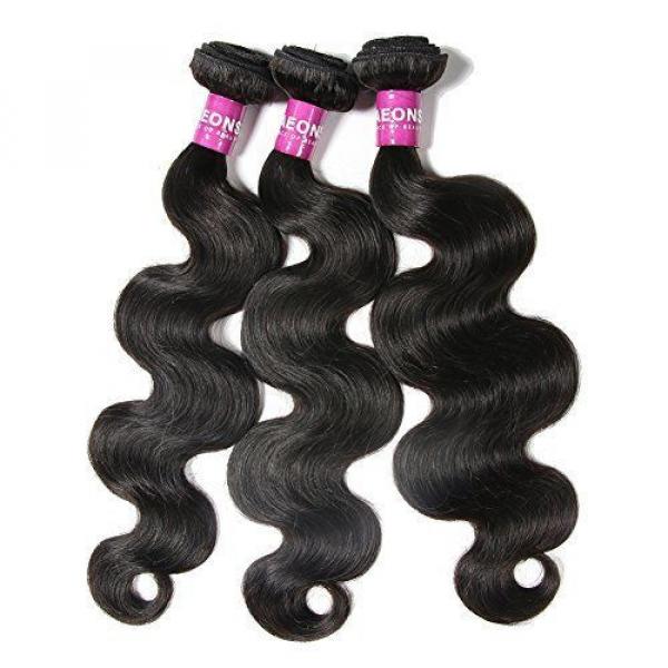 Hair Peruvian 3 Bundles Body Wave 5A Unprocessed Virgin Human Weave8&#034; 10&#034; 12&#034; #1 image