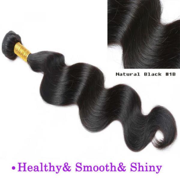 Peruvian Body Wave Real Virgin Human Hair ONE Bundle Wavy Lovely Remy Hair 7A #4 image