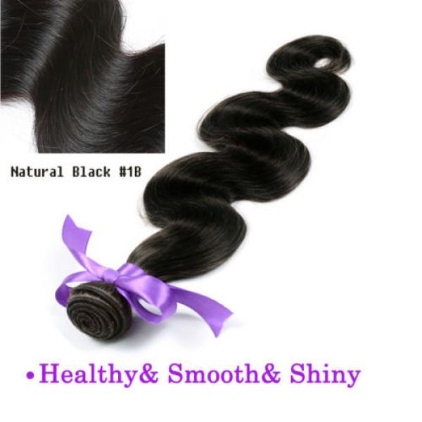 Peruvian Body Wave Real Virgin Human Hair ONE Bundle Wavy Lovely Remy Hair 7A #5 image