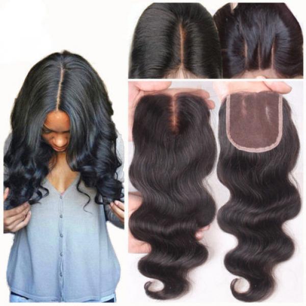 9A Peruvian Hand Made Human Hair Lace Closure 4 inch by 4 inch 4&#039;&#039;X4&#039;&#039; #1 image