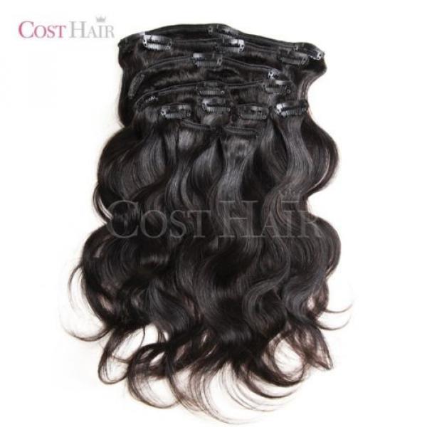[Grade 7A] 100% Peruvian Virgin Human Hair 10 PCS Clip-In Full Head Set #2 image