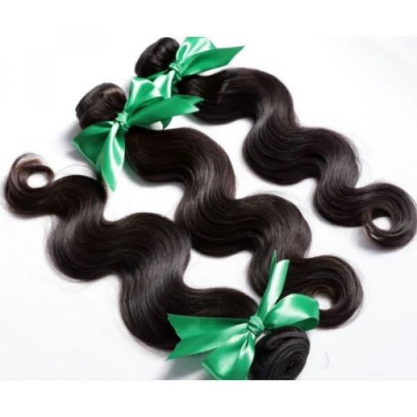 100% Real Malaysian/Brazilian/Peruvian Body Wave Virgin Human Hair Weave 100g #2 image