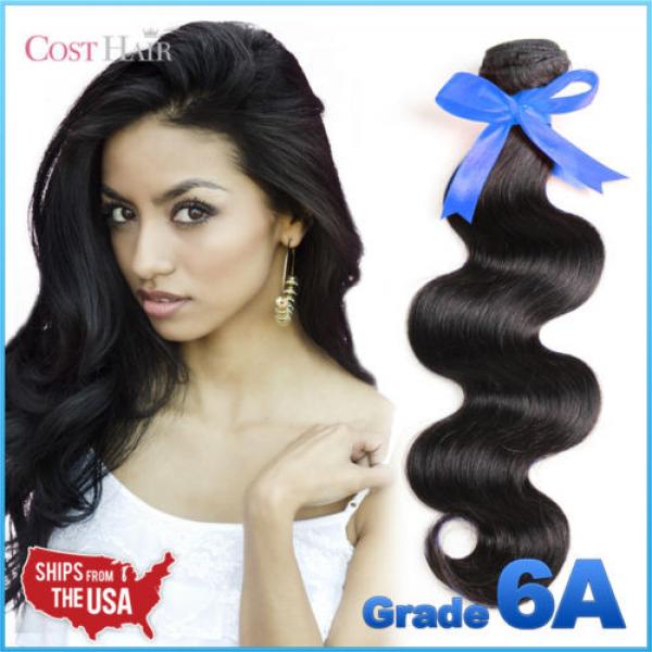 [Grade 6A] 1 Bundle/ 100g Unprocessed 100% Peruvian Virgin Human Hair Body Wave #1 image