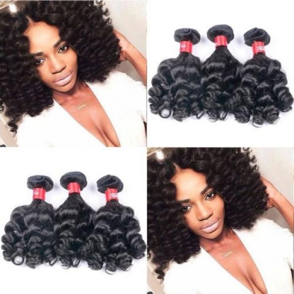 Luxury Kinky Deep Curly Peruvian Virgin Human Hair Extensions 7A Weave Weft #1 image
