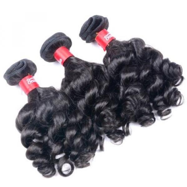 Luxury Kinky Deep Curly Peruvian Virgin Human Hair Extensions 7A Weave Weft #2 image