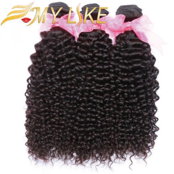 7A Virgin Brazilian/Peruvian/Malaysian/Indian Kinky Curly Human Hair 100g/bundle #2 image