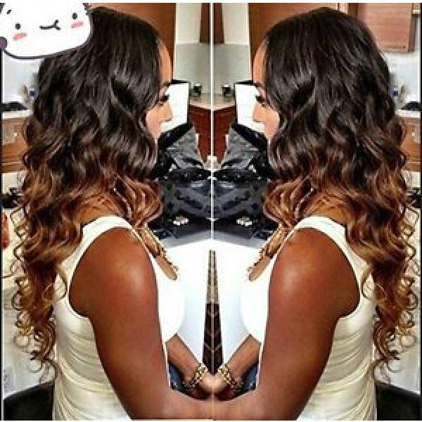 Wigsforyou Ombre Human Hair Weave 1b/33 Peruvian Virgin Hair Loose Wave 1Pcs #1 image