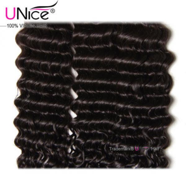 Peruvian Deep Wave Human Hair 3 Bundles 100% Curly Virgin Human Hair Extensions #4 image