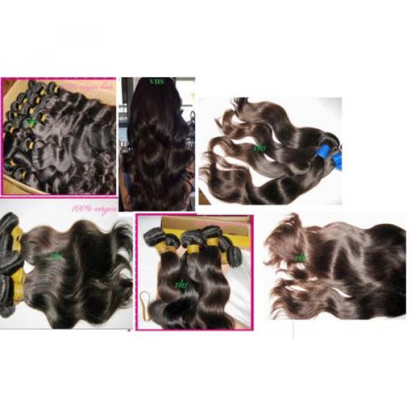 100% Raw unprocessed Virgin Brazilian, Peruvian human hair-Celebrity hair  100g #1 image
