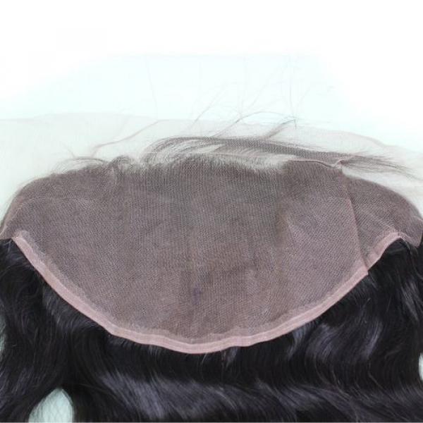 Dreambeauty 7A Peruvian Virgin Hair Body Wave Lace Frontal Closure 13&#034;Ã—6&#034; Knots #4 image