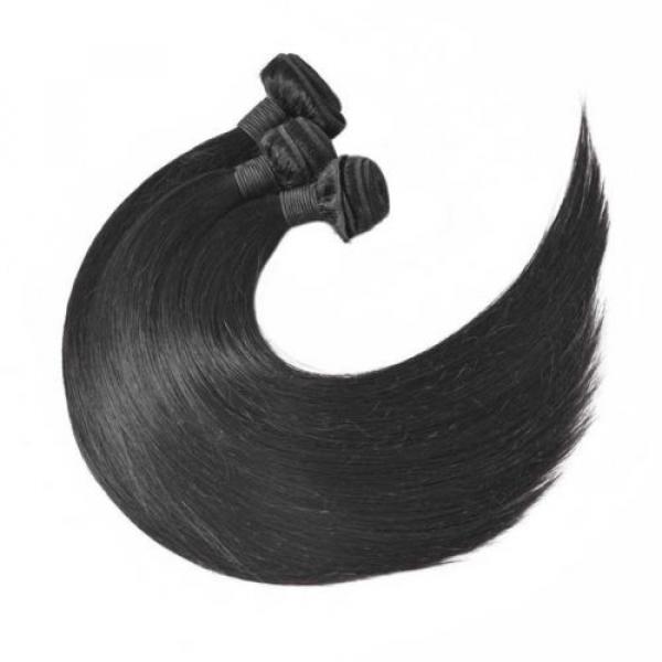 Angel Hair 3 Bundles Peruvian Virgin Hair,Straight Hair; Sew In Raw Unprocessed #4 image