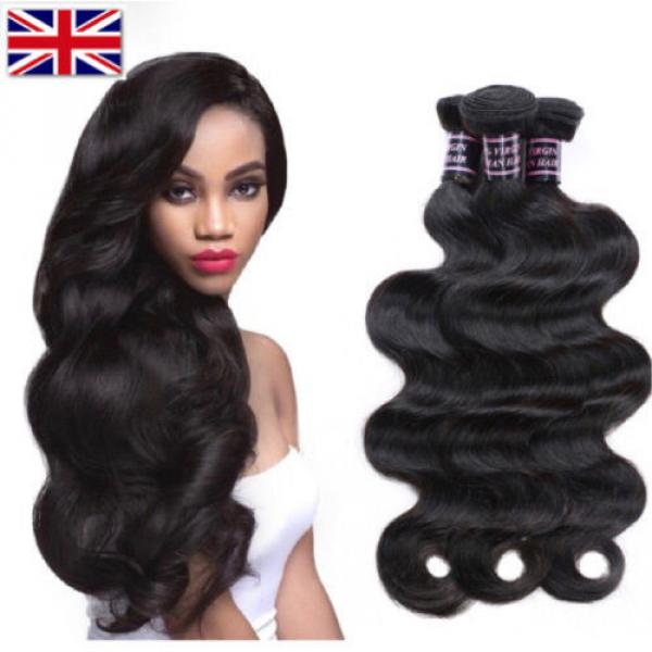 100% Brazilian Peruvian Real Virgin Remy Human Hair Extensions Wefts 7A Weave UK #1 image