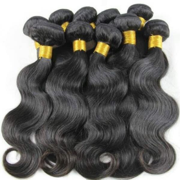 100% Brazilian Peruvian Real Virgin Remy Human Hair Extensions Wefts 7A Weave UK #2 image