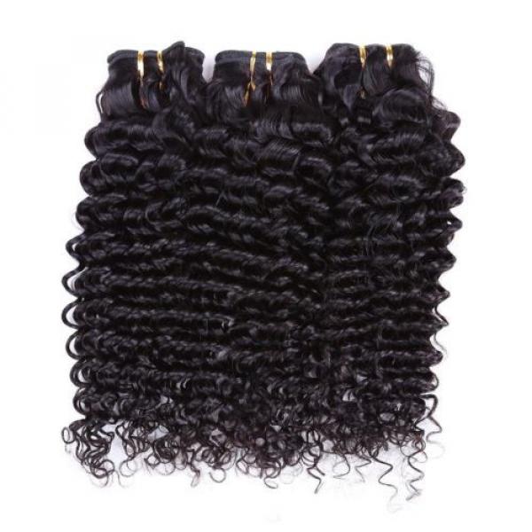 Yaweida Hair Peruvian Human Hair Deep Wave 3 Bundles 7a Unprocessed Virgin Hair #1 image