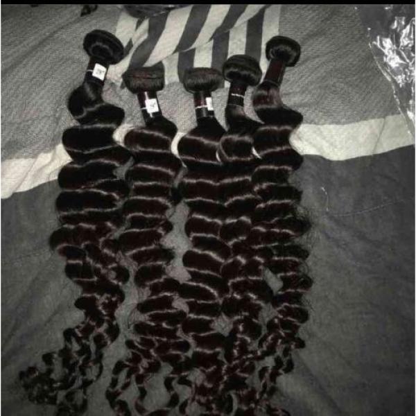 Virgin Peruvian Natural Wave Hair 28 Inches 5 Bundles #1 image