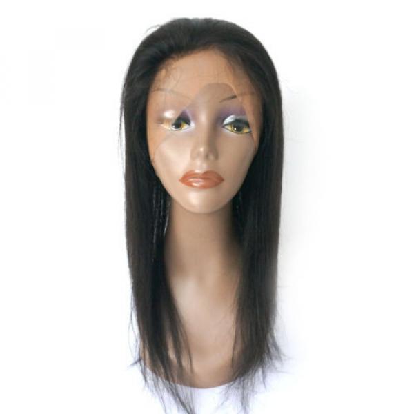 Peruvian Straight 360 Lace Front Closure Ear to Ear with 3Bundles Virgin Hair #3 image