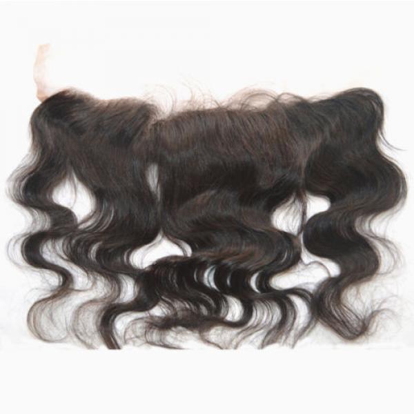 100% Virgin Peruvian Human Hair Lace Frontal Closure 2&#039;&#039;X13&#039;&#039; 7A #4 image