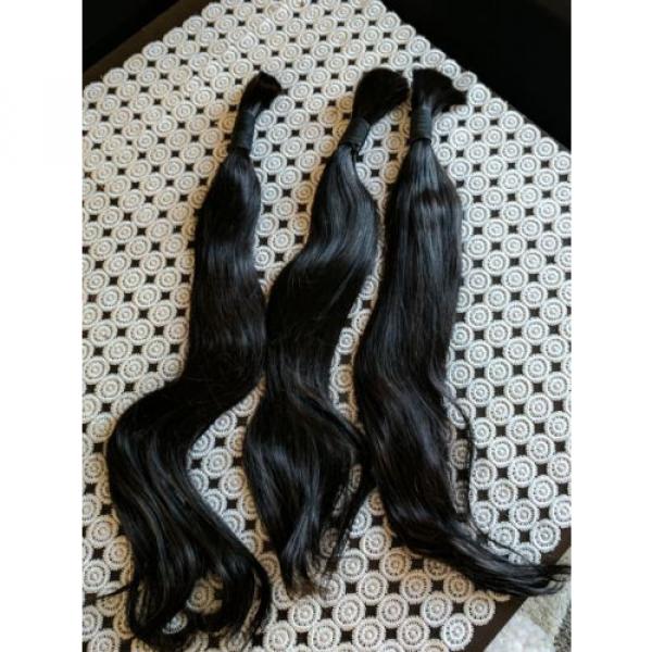 7aaa BEST quality PERUVIAN virgin hair 22&#034; no bonds perfect for keratine super #3 image