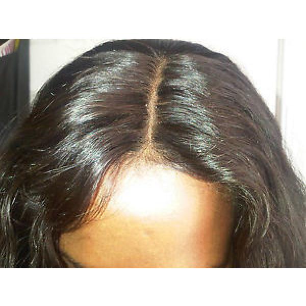 100% VIRGIN PERUVIAN HAIR LACE CLOSURE 4x4&#034;  with Bleach Knots #1 image