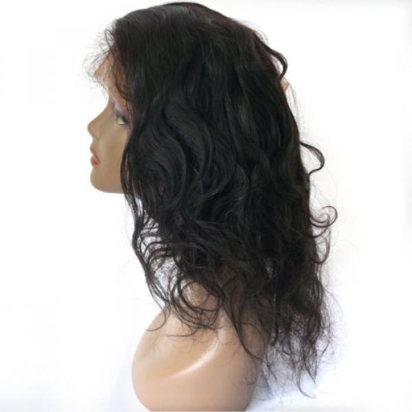 100% Peruvian Virgin Human Hair 360 Lace Frontal Closure Body Wave with 2Bundles #3 image