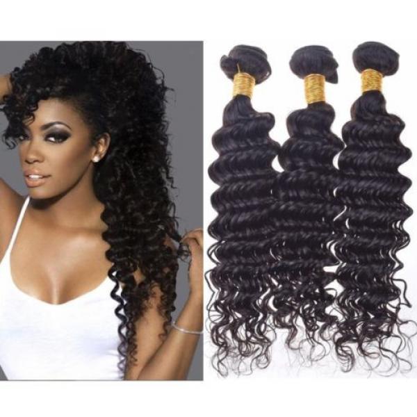 Ballice Hair 7A Peruvian Deep Wave 3PCS Virgin Hair Wave Unprocessed Deep Curly #1 image