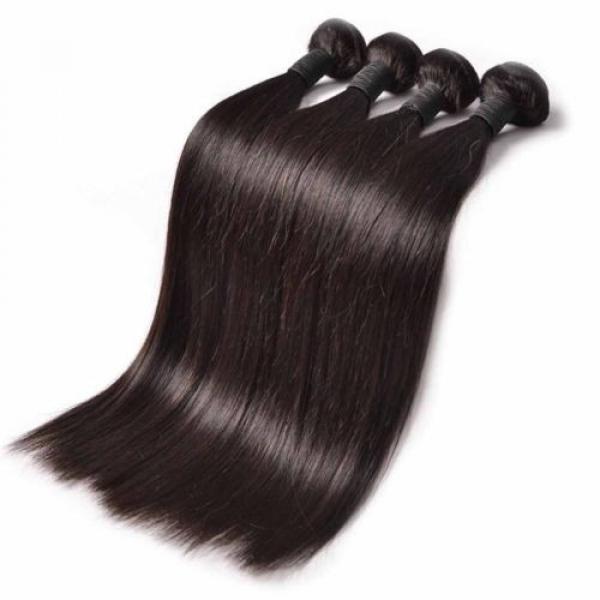 Angel Hair 3 Bundles Virgin Peruvian Straight Hair; Sew In Raw Unprocessed Weft #2 image