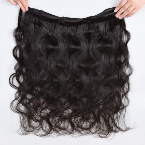 8A Virgin Brazilian/Peruvian Human Hair Extensions 18&#034;x4 Bundles/400g Body Wave #3 image