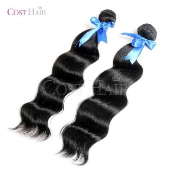 [Grade 6A] 2PC Bundle - 100% Peruvian Virgin Human Hair Super Body Weaving #4 image