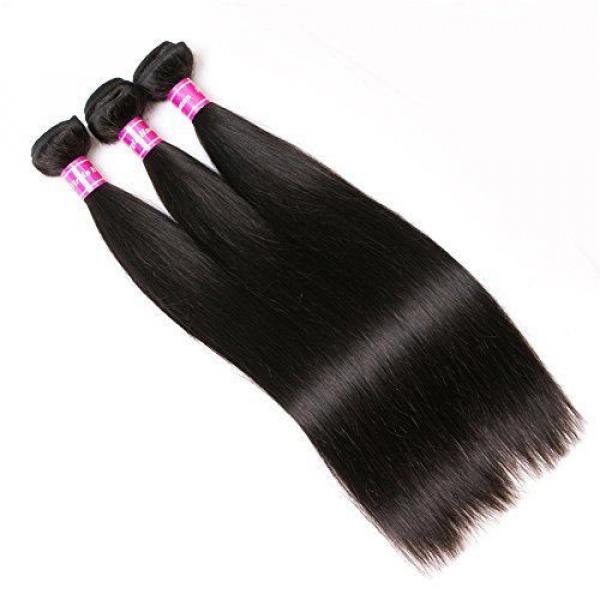 Aphro Hair Peruvian Straight Human Hair Extension 7A Grade Unprocessed Virgin 3 #3 image