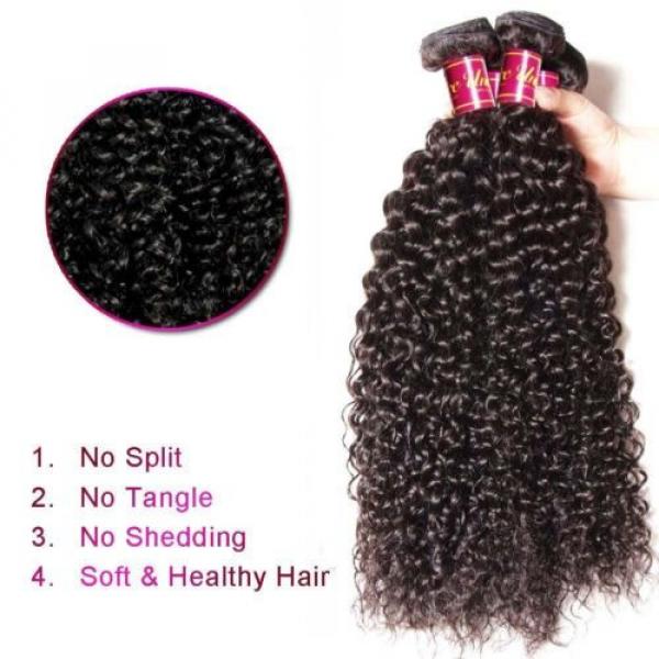 UNice Hair Wholesale 7A Grade Peruvian Curly Hair 3 Bundles, 100% Virgin Cheap #3 image