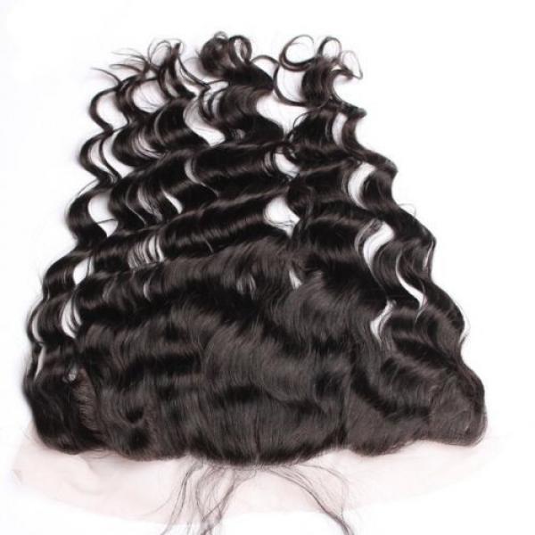 Luxury Virgin Peruvian Loose Wave Lace Frontal Closure 13x4 Virgin Hair 7A #2 image