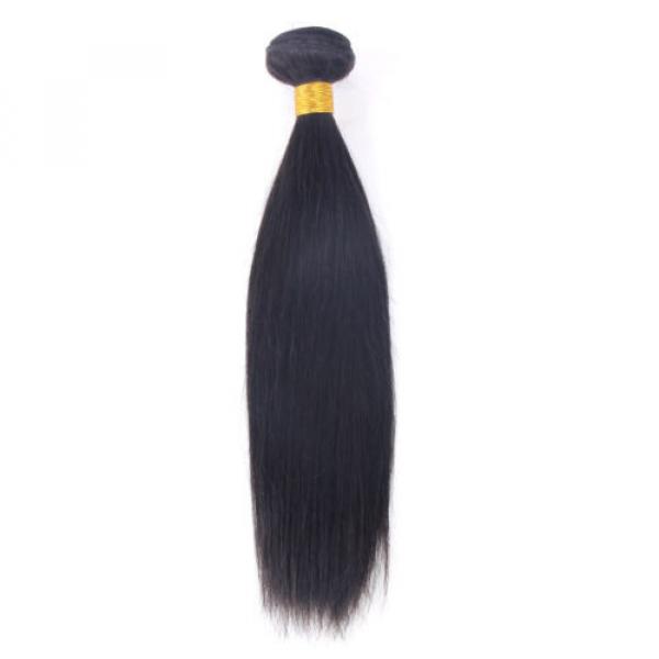No Shedding No tangle 1 PC Peruvian Virgin Hair Straight Hair Bundle Weft #1 image