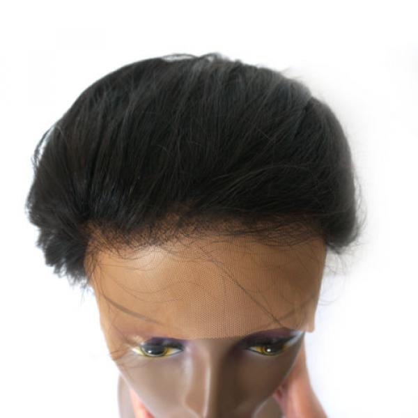 360 Lace Band Frontal Closure With Baby Hair Straight Virgin Peruvian Human Hair #5 image