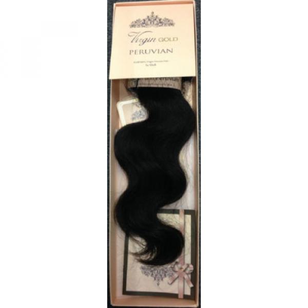 Peruvian Gold Unprocessed Virgin Human Hair Extensions Body wave 12-24&#034; BY SLEEK #2 image