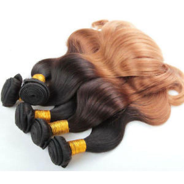 Luxury Peruvian Honey Blonde Ombre #27 Body Wave Virgin Hair Extensions #1 image