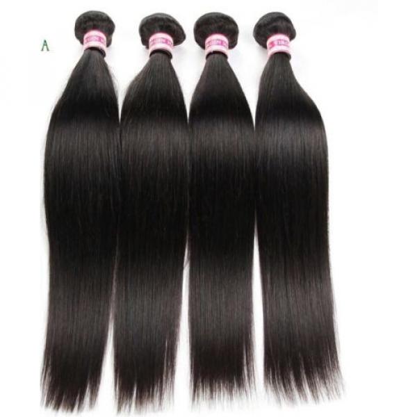 300g/3bundles Peruvian virgin straight hair 18inches #2 image