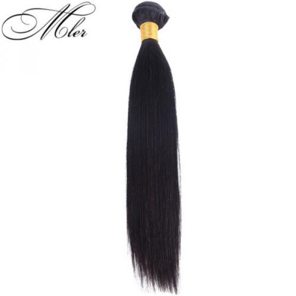 1Bundle 100%Virgin Unprocessed Straight Peruvian Hair Extension Real Human Weave #2 image