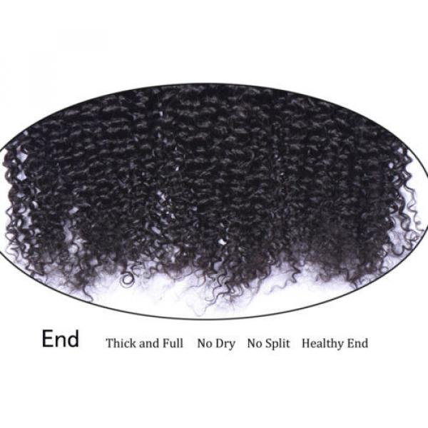 Peruvian Curly Virgin Hair Weave 3 Bundles Human Hair Extension 100%Unprocessed #3 image