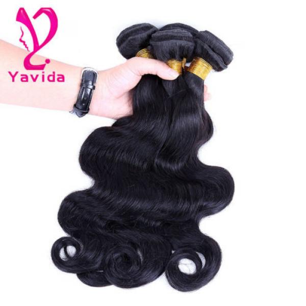 100 Percent Virgin Peruvian Body Wave 400g/4 Bundles Human Hair Extensions Weft #2 image